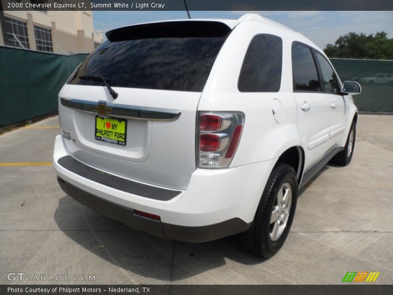 Summit White / Light Gray 2008 Chevrolet Equinox LT