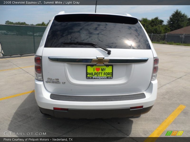 Summit White / Light Gray 2008 Chevrolet Equinox LT