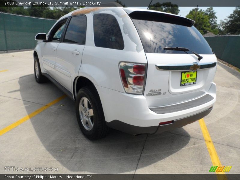 Summit White / Light Gray 2008 Chevrolet Equinox LT