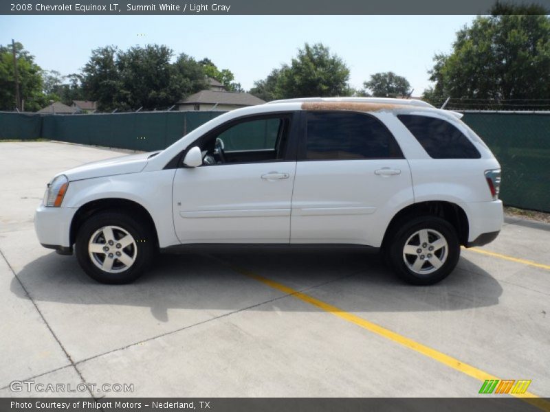 Summit White / Light Gray 2008 Chevrolet Equinox LT