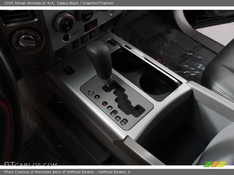 Galaxy Black / Graphite/Titanium 2005 Nissan Armada LE 4x4