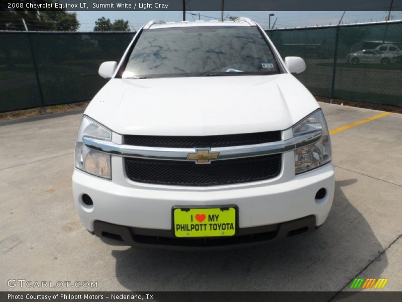 Summit White / Light Gray 2008 Chevrolet Equinox LT
