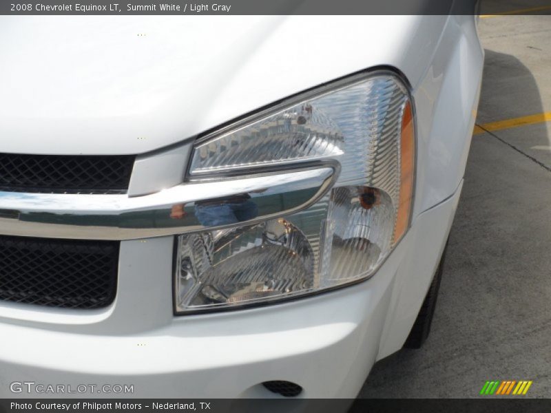 Summit White / Light Gray 2008 Chevrolet Equinox LT