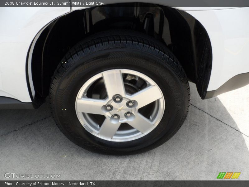 Summit White / Light Gray 2008 Chevrolet Equinox LT