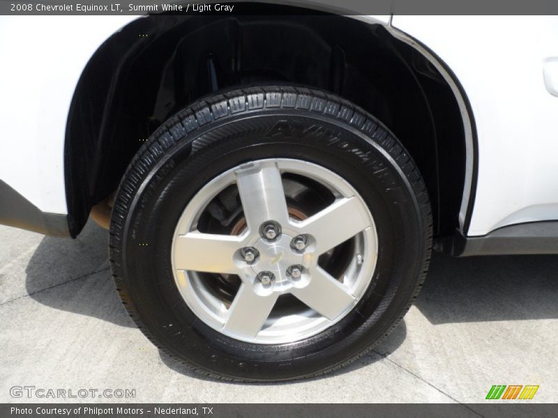 Summit White / Light Gray 2008 Chevrolet Equinox LT