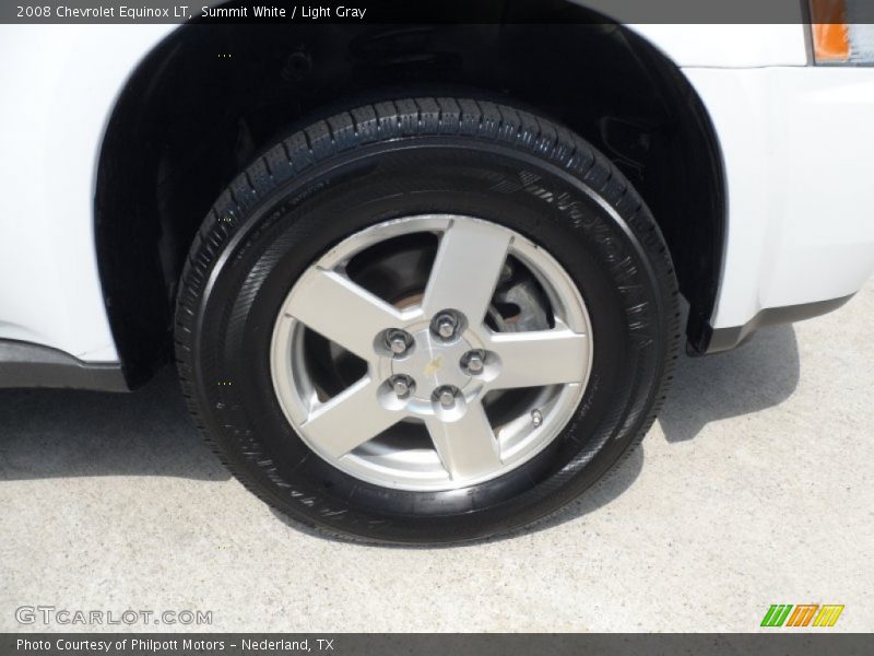 Summit White / Light Gray 2008 Chevrolet Equinox LT