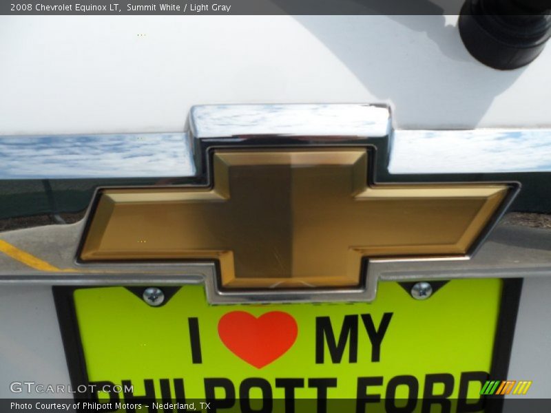 Summit White / Light Gray 2008 Chevrolet Equinox LT