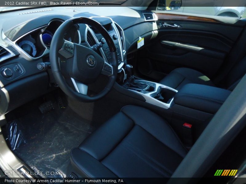 Black Raven / Ebony/Ebony 2012 Cadillac SRX FWD