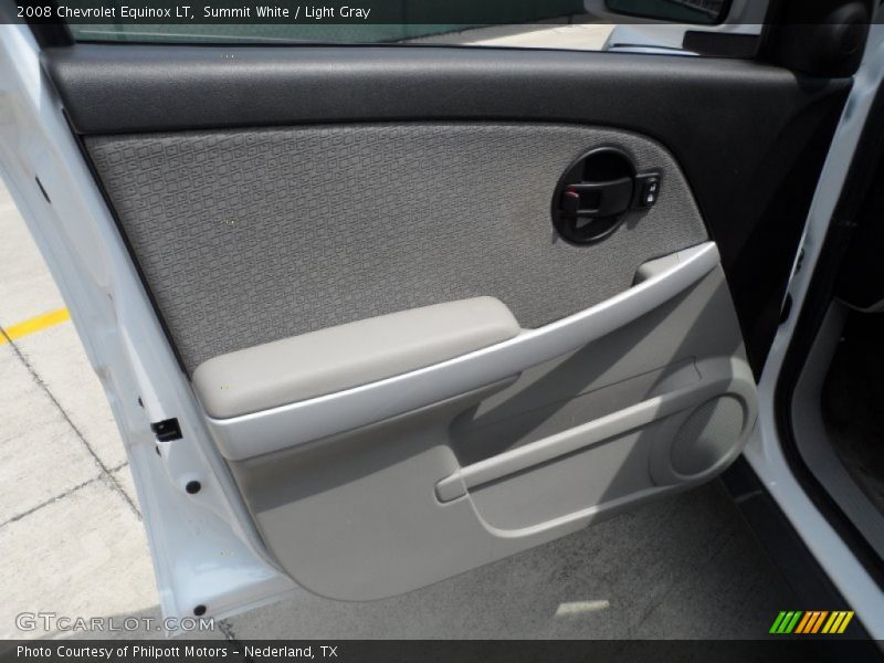 Summit White / Light Gray 2008 Chevrolet Equinox LT