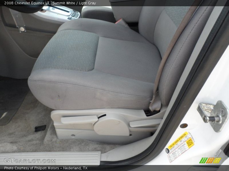 Summit White / Light Gray 2008 Chevrolet Equinox LT