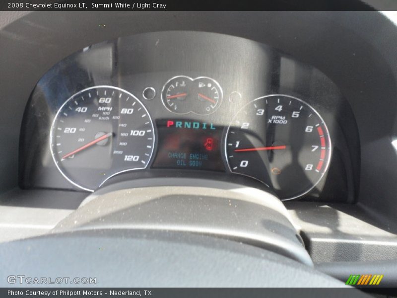 Summit White / Light Gray 2008 Chevrolet Equinox LT