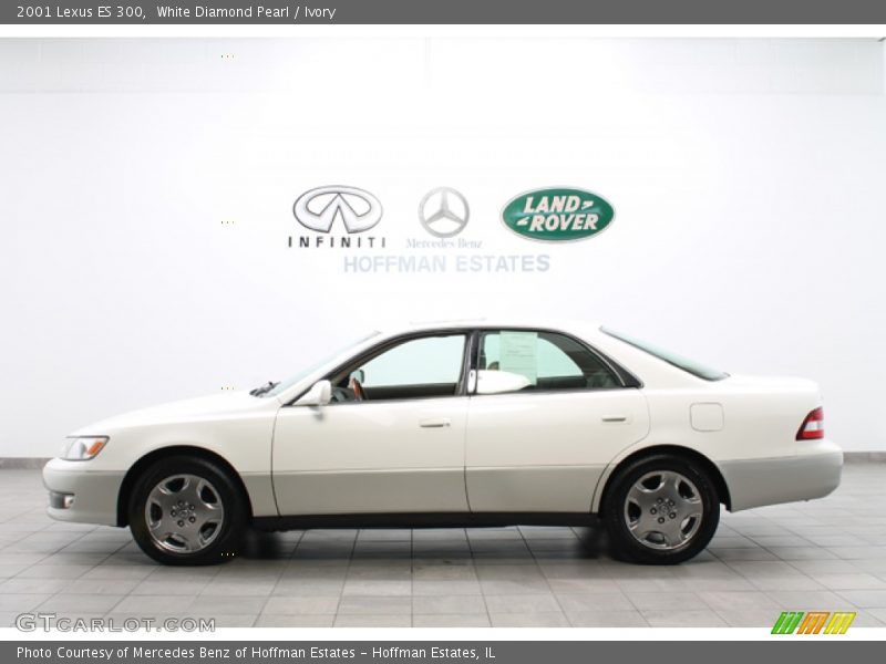 White Diamond Pearl / Ivory 2001 Lexus ES 300