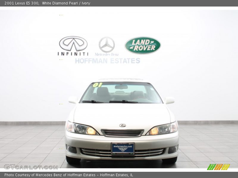 White Diamond Pearl / Ivory 2001 Lexus ES 300