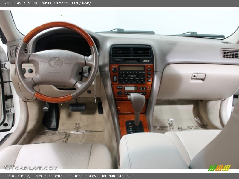 White Diamond Pearl / Ivory 2001 Lexus ES 300