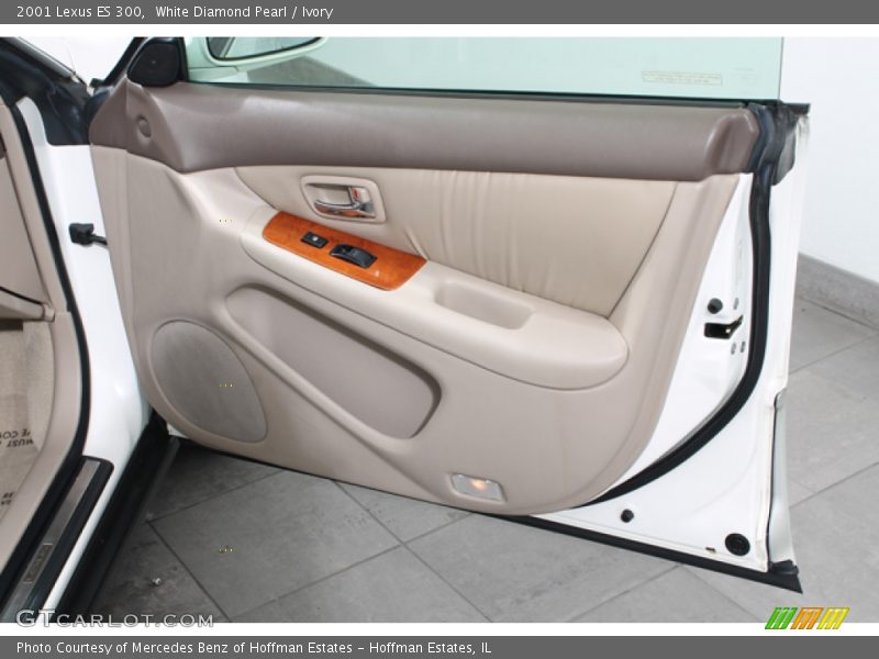 White Diamond Pearl / Ivory 2001 Lexus ES 300