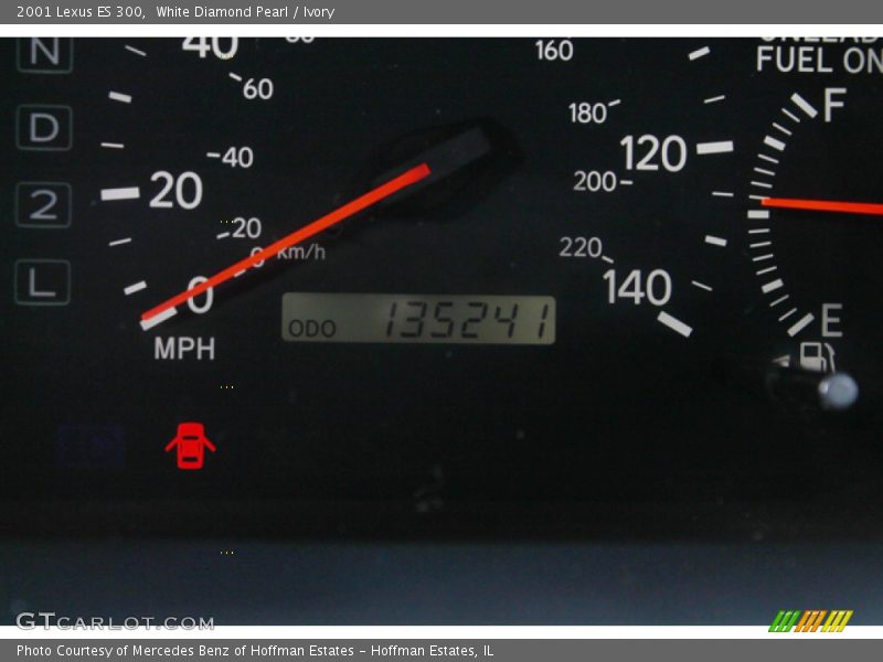 White Diamond Pearl / Ivory 2001 Lexus ES 300