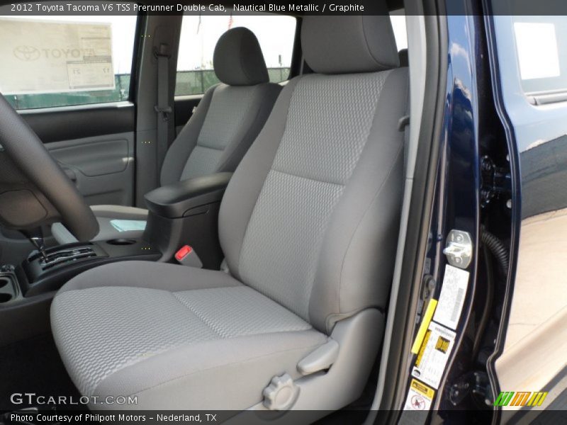 Front Seat of 2012 Tacoma V6 TSS Prerunner Double Cab