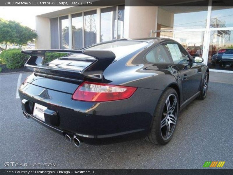 Black / Black 2008 Porsche 911 Carrera 4S Coupe