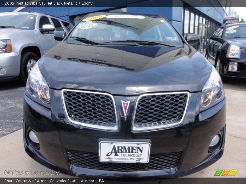 Jet Black Metallic / Ebony 2009 Pontiac Vibe GT