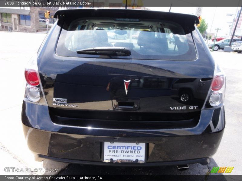 Jet Black Metallic / Ebony 2009 Pontiac Vibe GT