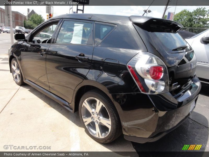 Jet Black Metallic / Ebony 2009 Pontiac Vibe GT