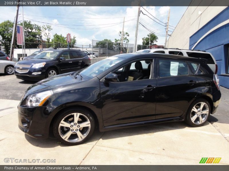 Jet Black Metallic / Ebony 2009 Pontiac Vibe GT