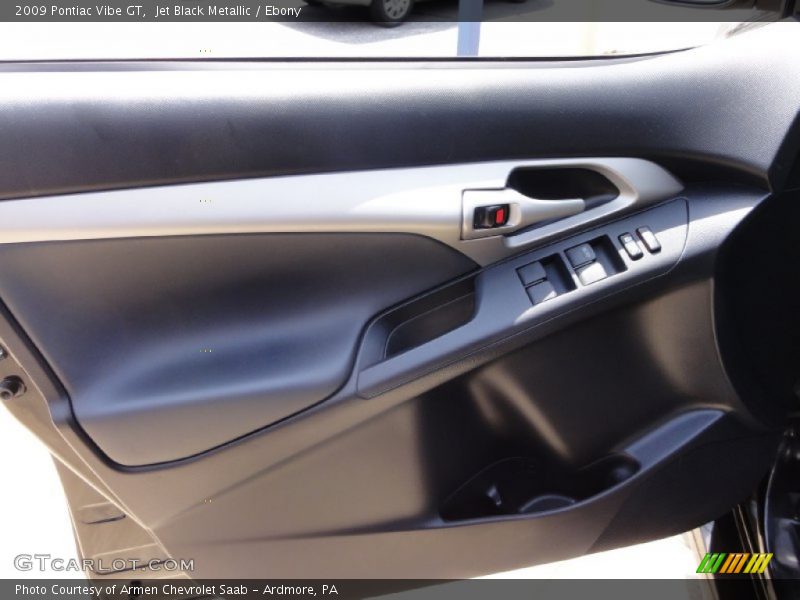 Jet Black Metallic / Ebony 2009 Pontiac Vibe GT