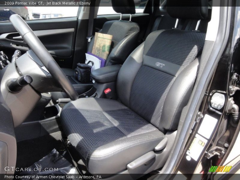 Jet Black Metallic / Ebony 2009 Pontiac Vibe GT