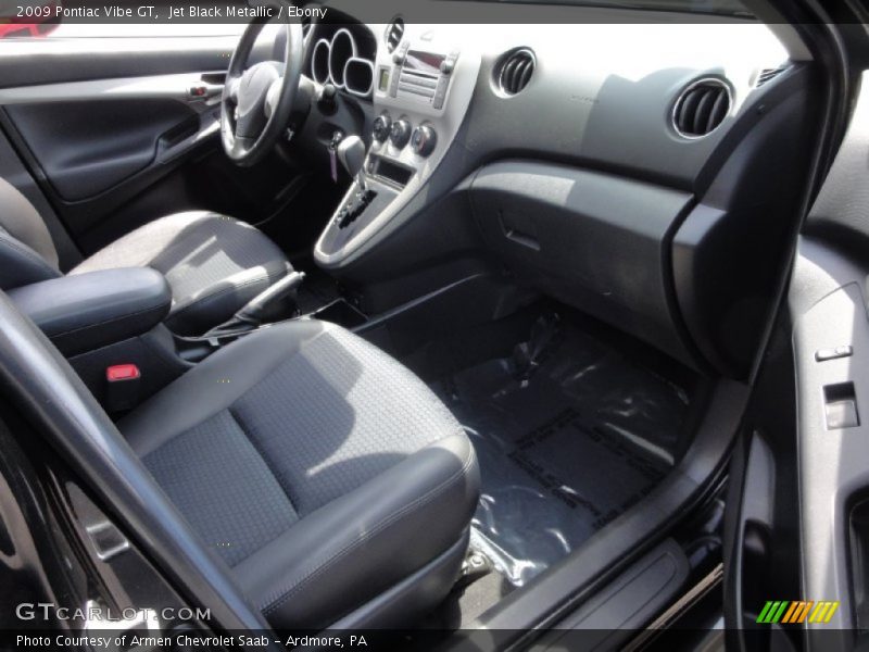 Jet Black Metallic / Ebony 2009 Pontiac Vibe GT