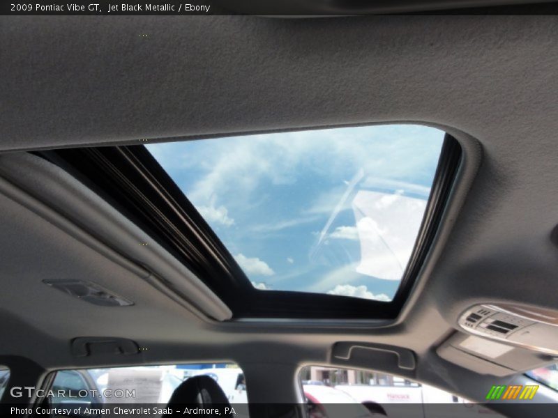 Jet Black Metallic / Ebony 2009 Pontiac Vibe GT