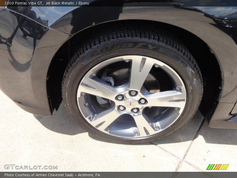 Jet Black Metallic / Ebony 2009 Pontiac Vibe GT