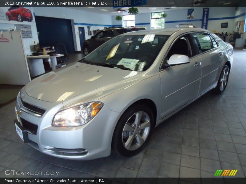 Silver Ice Metallic / Jet Black 2013 Chevrolet Malibu ECO