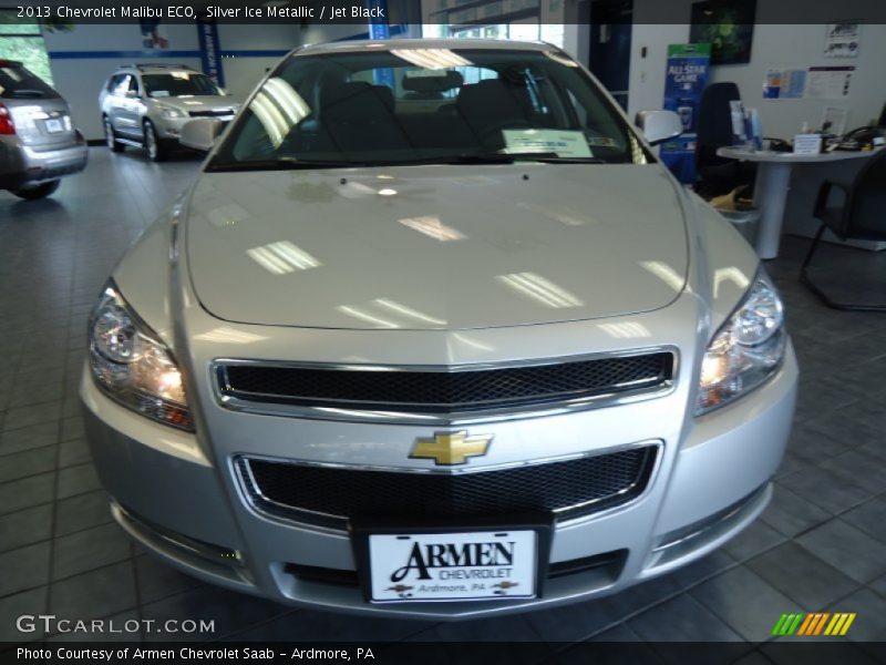 Silver Ice Metallic / Jet Black 2013 Chevrolet Malibu ECO
