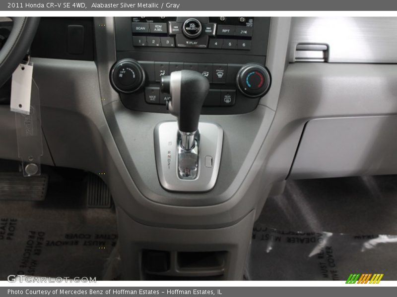 Alabaster Silver Metallic / Gray 2011 Honda CR-V SE 4WD