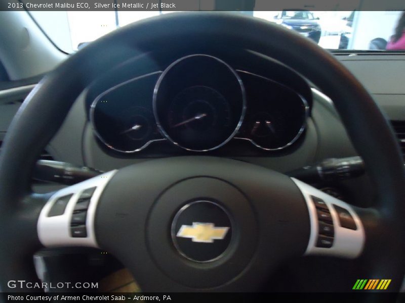 Silver Ice Metallic / Jet Black 2013 Chevrolet Malibu ECO