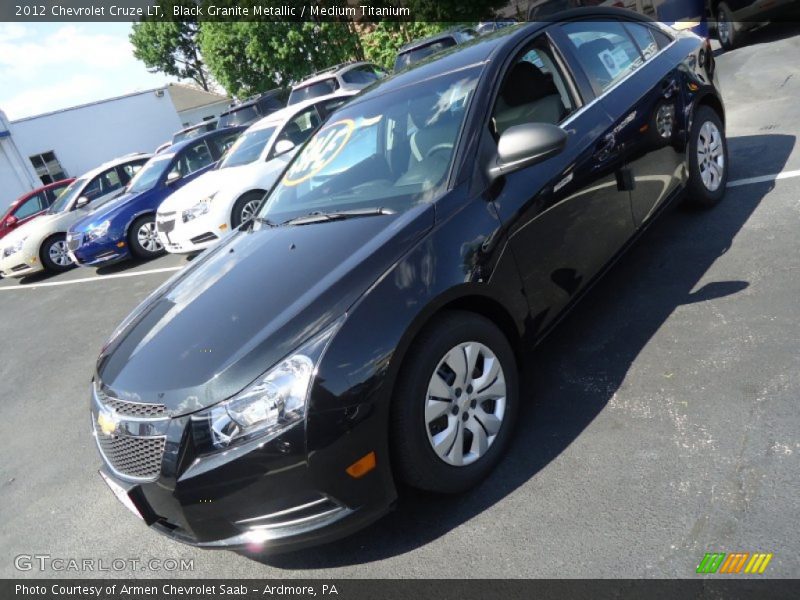 Black Granite Metallic / Medium Titanium 2012 Chevrolet Cruze LT