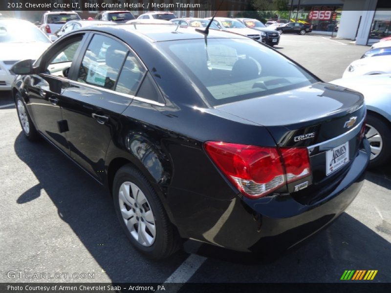 Black Granite Metallic / Medium Titanium 2012 Chevrolet Cruze LT
