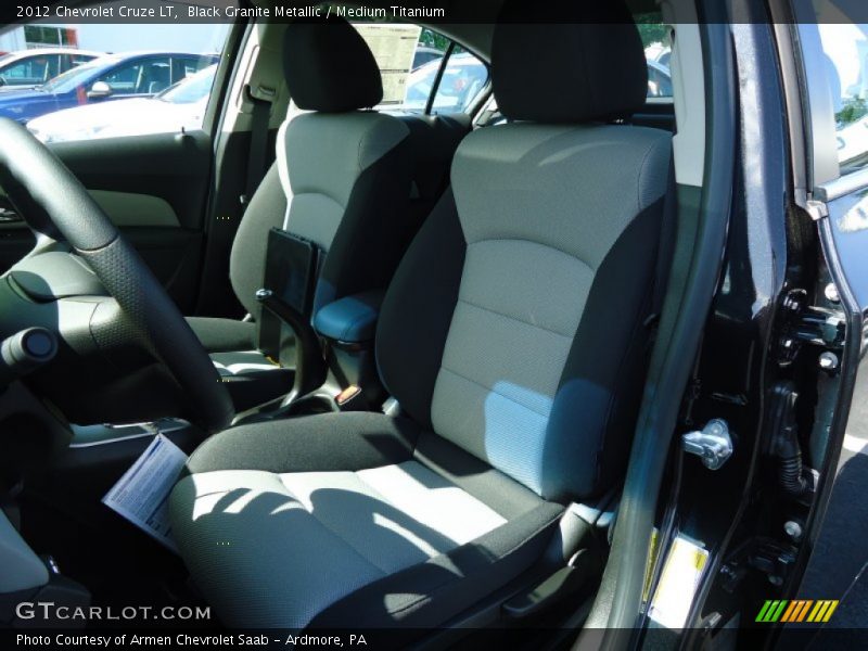 Black Granite Metallic / Medium Titanium 2012 Chevrolet Cruze LT