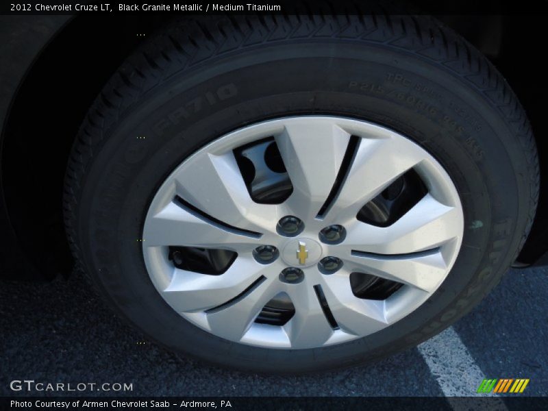 Black Granite Metallic / Medium Titanium 2012 Chevrolet Cruze LT