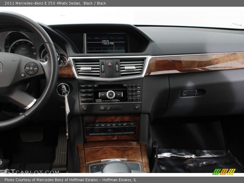 Black / Black 2011 Mercedes-Benz E 350 4Matic Sedan