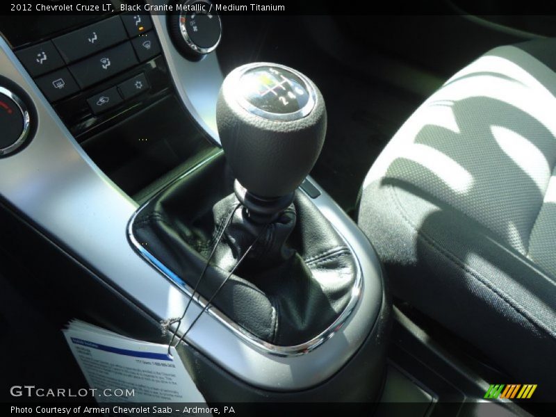  2012 Cruze LT 6 Speed Manual Shifter