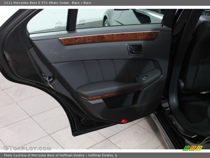 Black / Black 2011 Mercedes-Benz E 350 4Matic Sedan