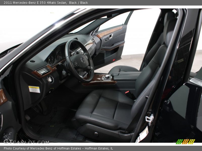 Black / Black 2011 Mercedes-Benz E 350 4Matic Sedan