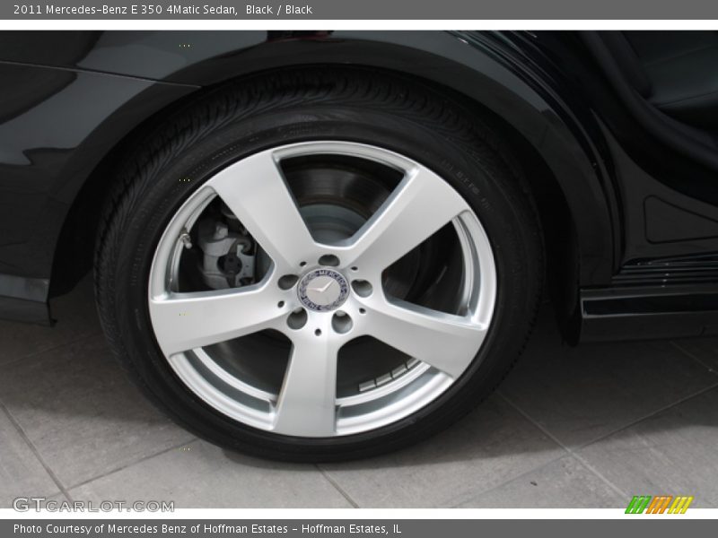 Black / Black 2011 Mercedes-Benz E 350 4Matic Sedan