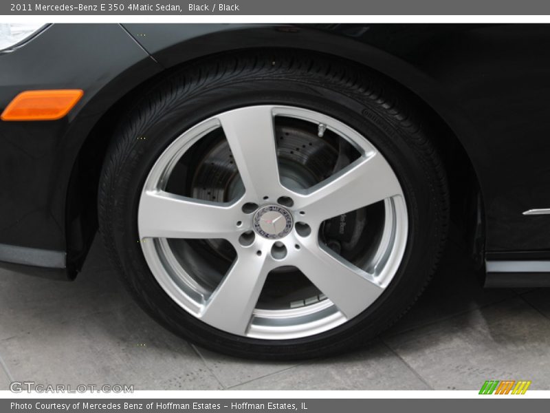 Black / Black 2011 Mercedes-Benz E 350 4Matic Sedan