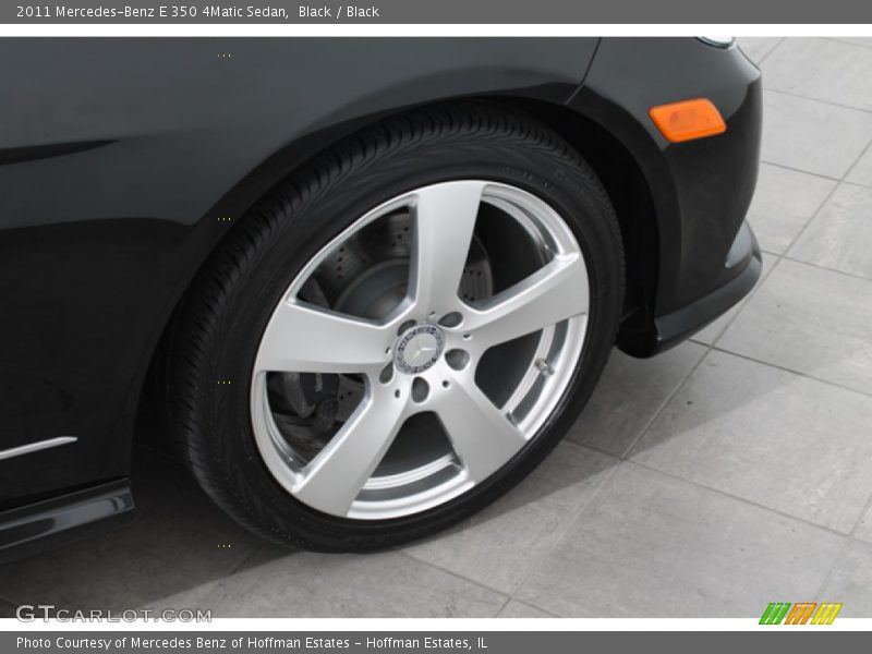 Black / Black 2011 Mercedes-Benz E 350 4Matic Sedan