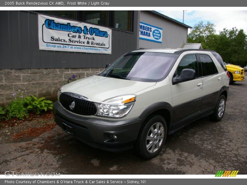 Frost White / Light Gray 2005 Buick Rendezvous CX AWD