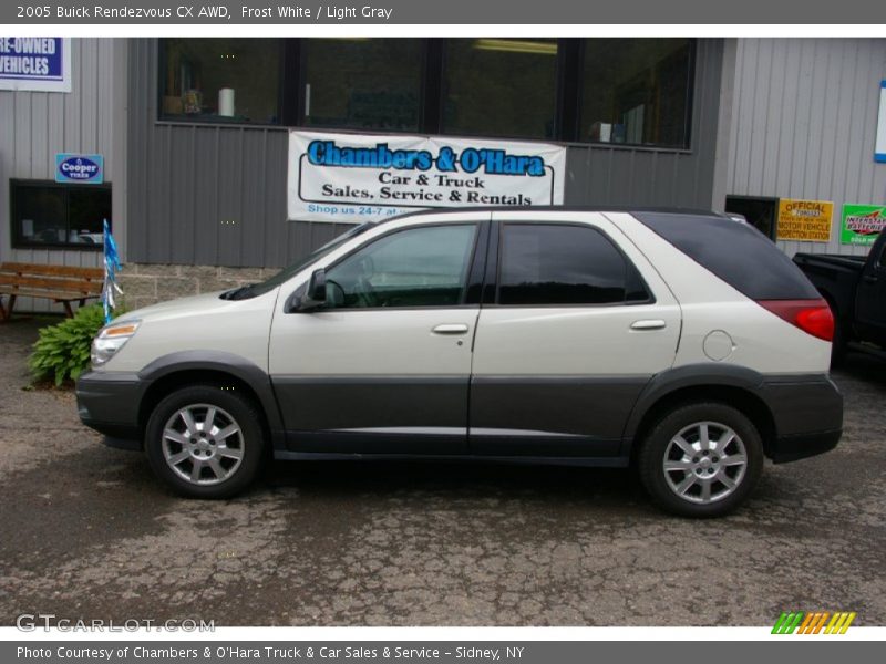 Frost White / Light Gray 2005 Buick Rendezvous CX AWD