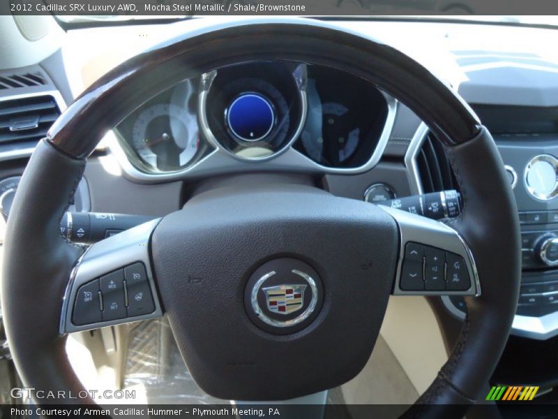 Mocha Steel Metallic / Shale/Brownstone 2012 Cadillac SRX Luxury AWD