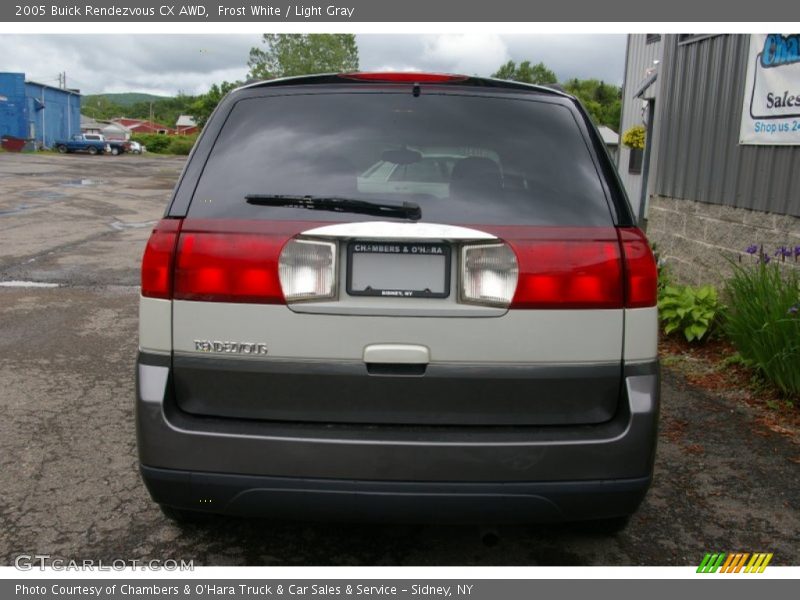 Frost White / Light Gray 2005 Buick Rendezvous CX AWD